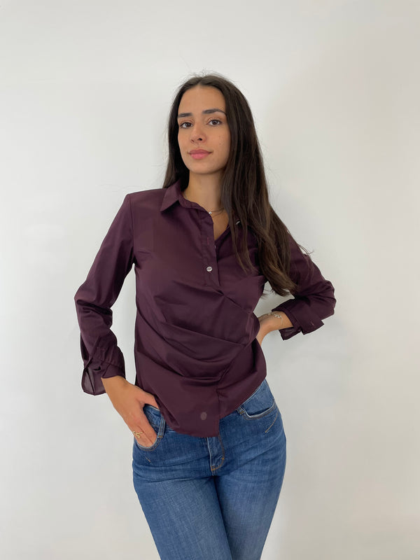 CAMICIA COTONE CON SOFFIETTO